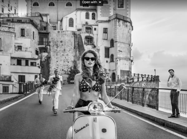 David Yarrow, The Road to Amalfi