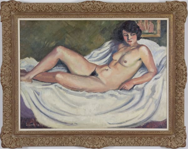 5 Generations of Camille Pissarro, La Brune au Tableau de Nu