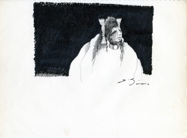 Earl Biss, Single Native Portrait EB6