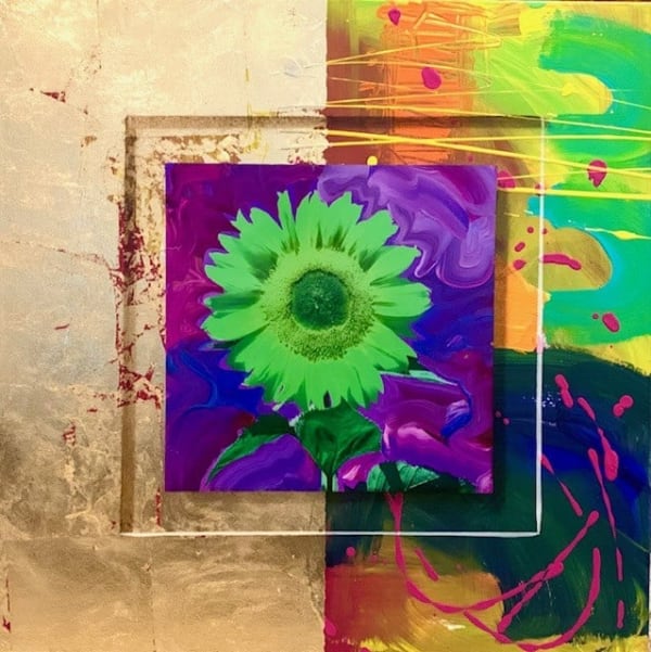 James Jensen, Green Sunflower JEN2020-10488