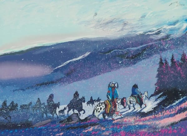 Earl Biss, Blizzard Along the Beartooth Range