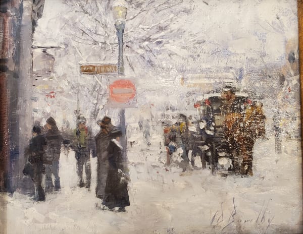 Dean Bowlby, Snowy Day on the Corner