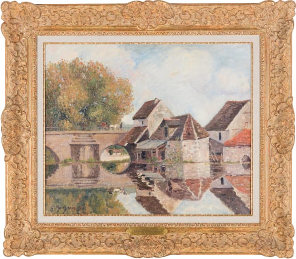 5 Generations of Camille Pissarro, Petit Lavoir du Pont Pierre, Morêt-sur-Loing