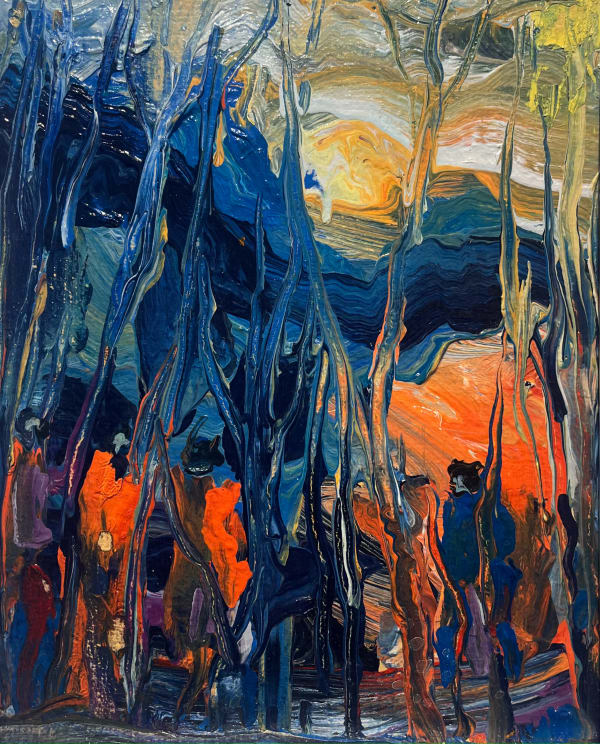 Earl Biss, A Painting for Edvard Munch 1980