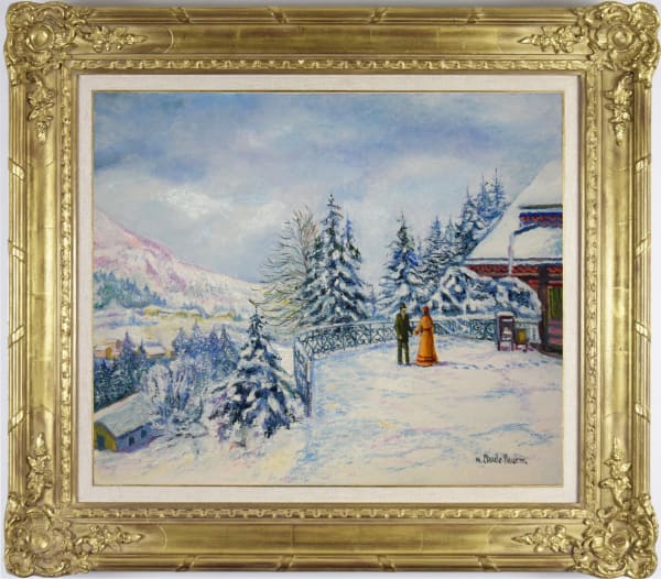 5 Generations of Camille Pissarro, Terrasse du Châlet-Sutte