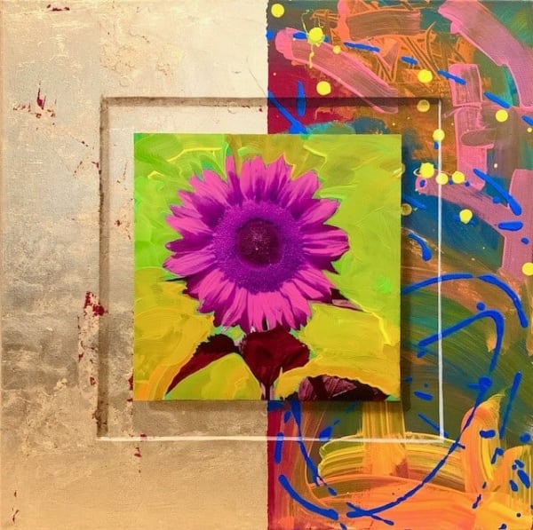 James Jensen, Magenta Sunflower JEN2020-10489