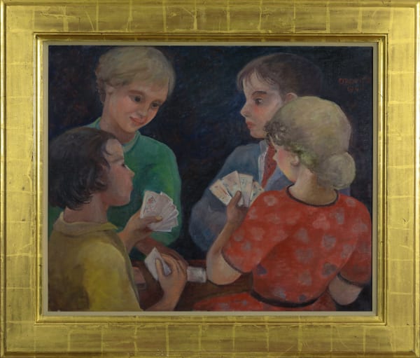 5 Generations of Camille Pissarro, A Game of Cards