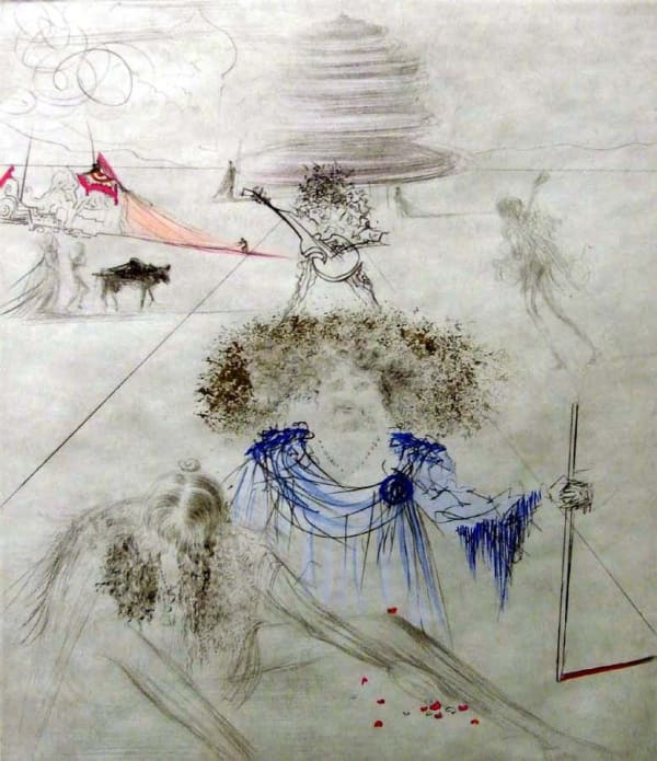 Dali, “Le Vieil Hippie” The Old Hippie