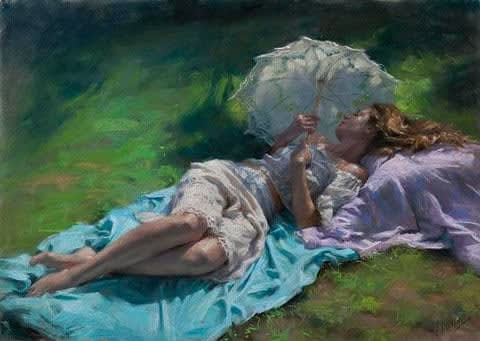 Vicente Romero, Descanso en el Jardin