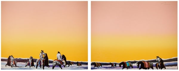 Earl Biss, Horse Thieves at Dawn