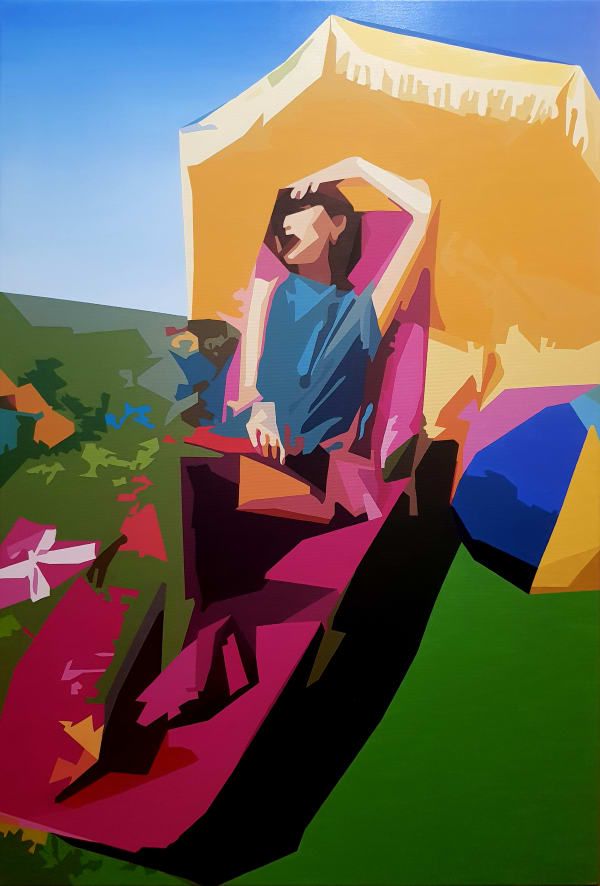 Radu Rodideal Familiar Places, 2019 oil on canvas 120 x 80 cm 47 1/4 x 31 1/2 in