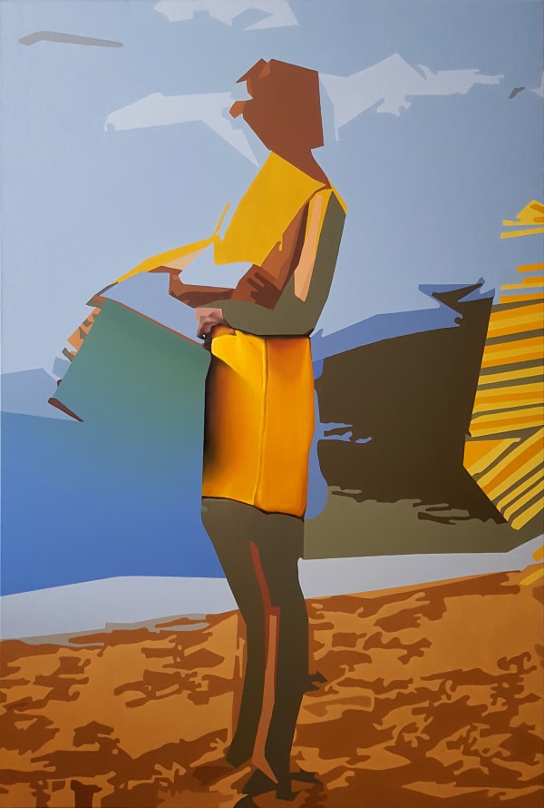 Radu Rodideal A matter of choice, 2019 oil on canvas 150 x 100 cm 59 1/8 x 39 3/8 in