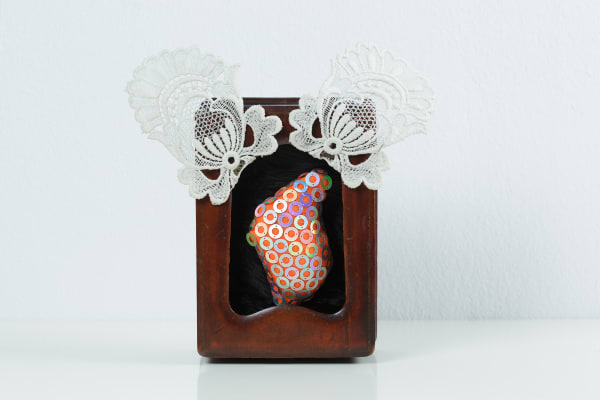 Raluca Arnăutu Daydreaming heart, 2014 mixed media 28 x 15 x 8.5 cm 11 1/8 x 5 7/8 x 3 3/8 in