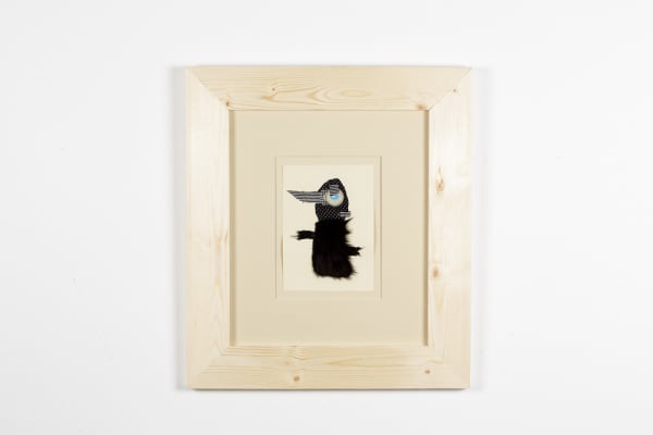 Raluca Arnăutu One Eyed Man, 2014 collage on paper 17.2 x 12 cm 6 3/4 x 4 3/4 in