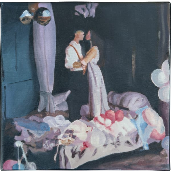 Radu Rodideal In the Room We Promised, 2025 oil on canvas 50 x 50 cm 19 3/4 x 19 3/4 in