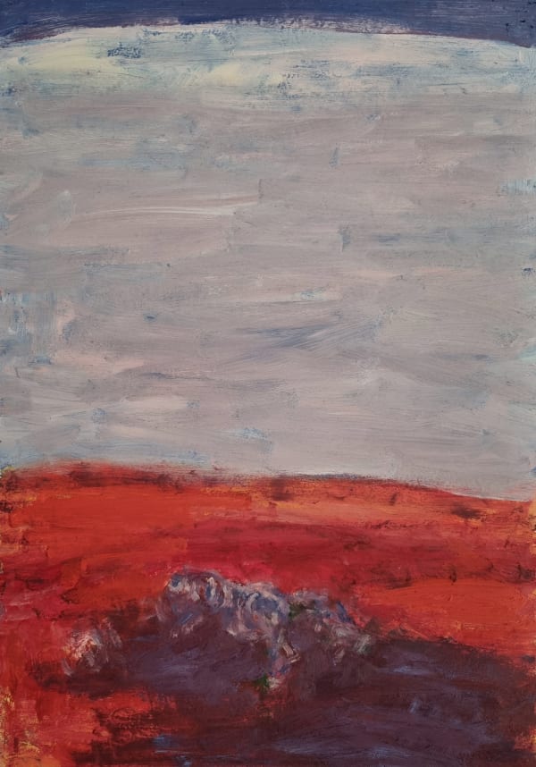 Zsolt Berszán, Remains (Body in the Field 3), 2022