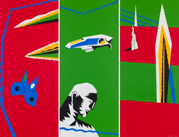Alexandru Rădvan, Island for Umberto (triptych), 2014