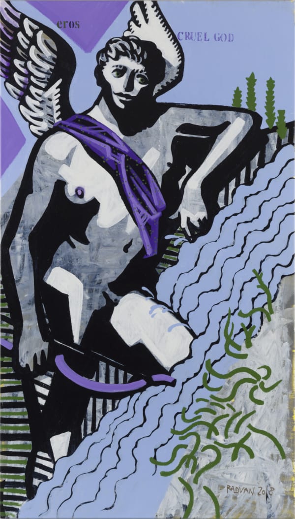 Alexandru Rădvan Eros Cruel God, 2018 acrylic on canvas 210 x 120 cm 82 5/8 x 47 1/4 in
