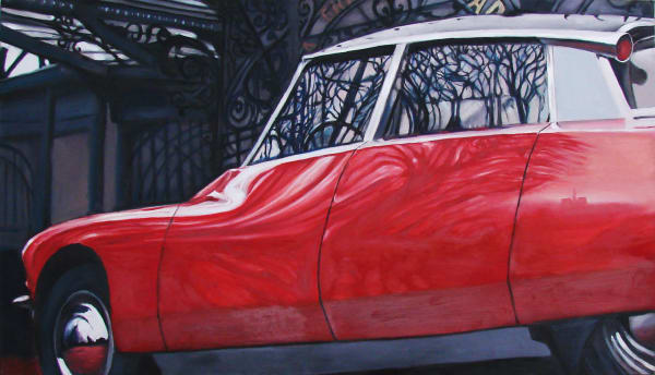 Mihai Florea Entangled. Paris. 1894, 2011 oil on canvas 70 x 120 cm 27 1/2 x 47 1/4 in