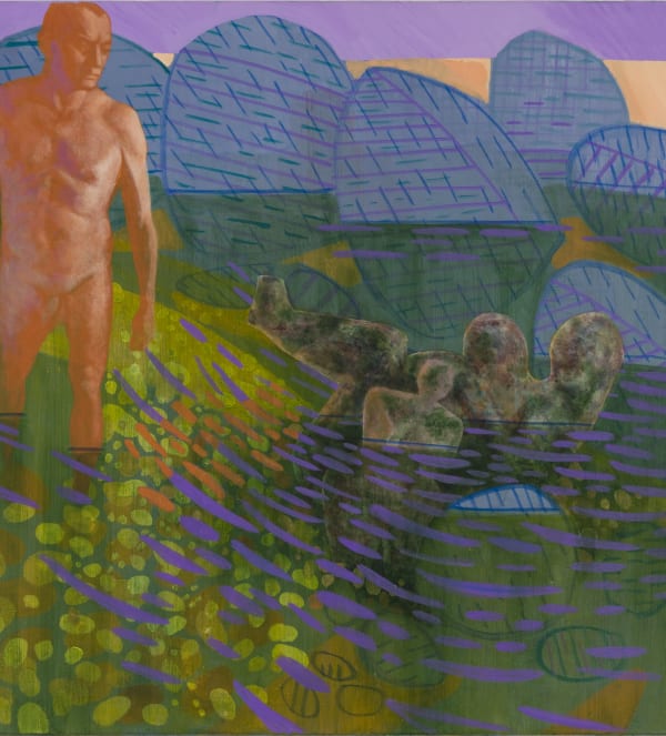 Alexandru Rădvan, Idols camouflaged by the tide, 2020