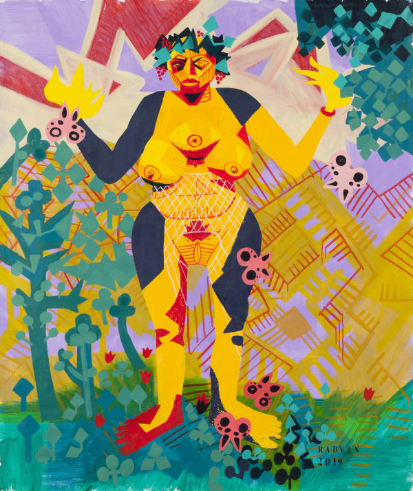 Alexandru Rădvan, Self-portrait as a Super Ancient Goddess, 2019
