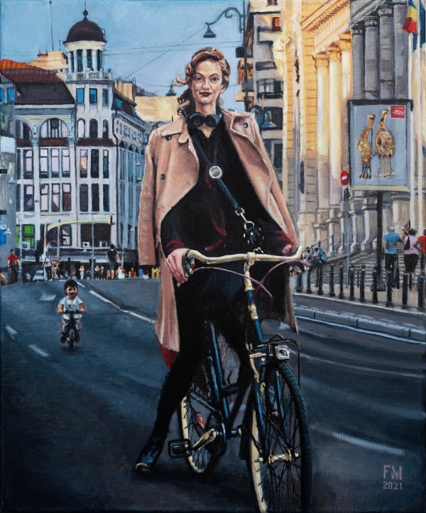 Mihai Florea History Of Men, 2021 oil on canvas 60 x 50 cm 23 5/8 x 19 3/4 in