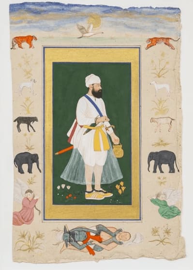 Jatinder Singh Durhailay, The Man in a Silk Robe, 2023