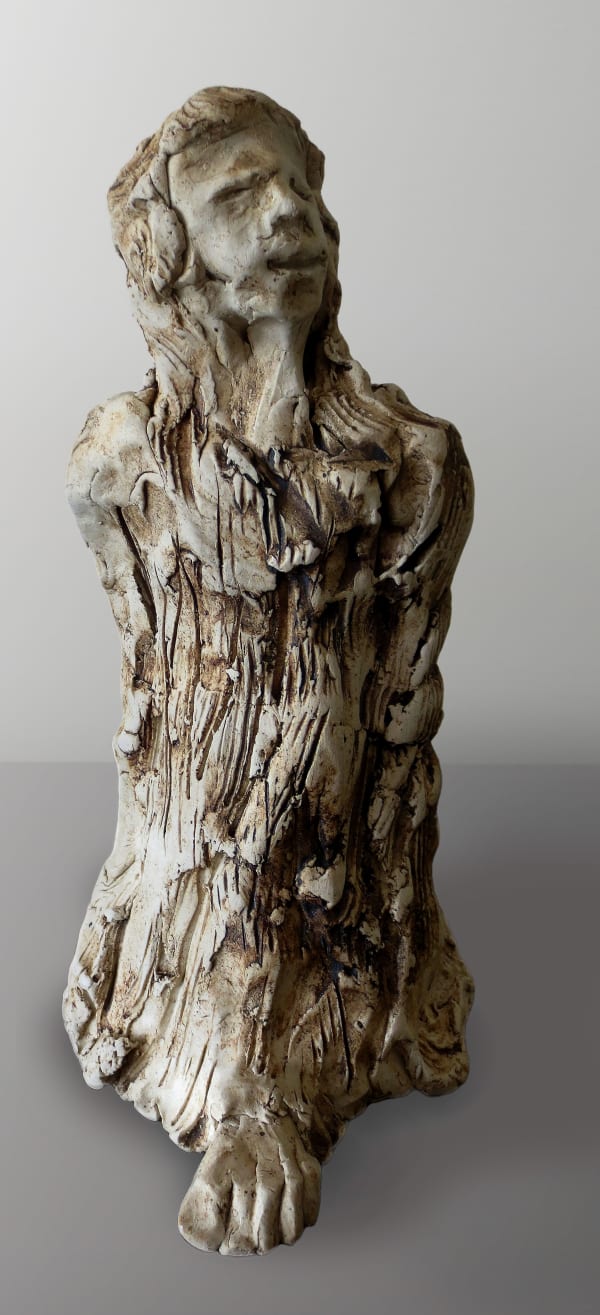 Madhur Sen Phoenix, Art, and Woman 4, 2023 Stoneware ceramic, oxide rubbed 25.4 x 12.7 cm 10 x 5 in