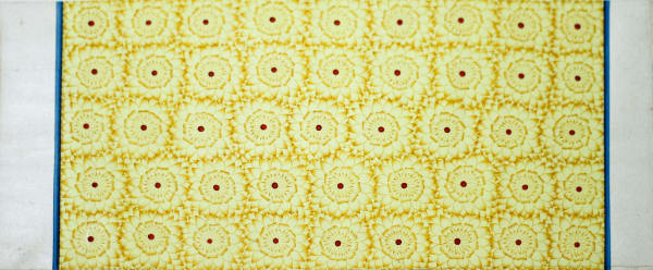 Alexander Gorlizki Floral Pattern (Manuscript) #3, 2021 Pigment on paper 5.5 x 12.5 in