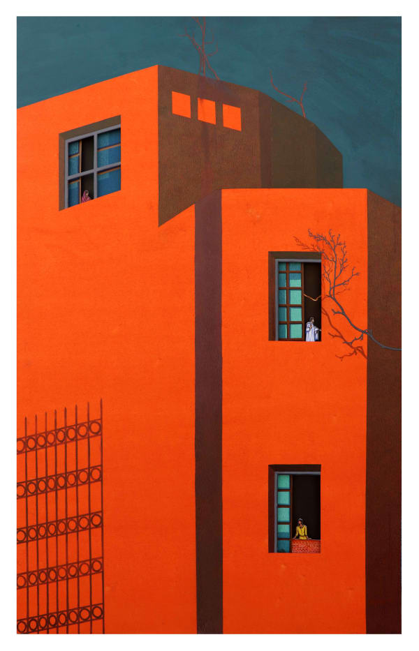 Digbijayee Khatua, Between the walls- IV, 2022