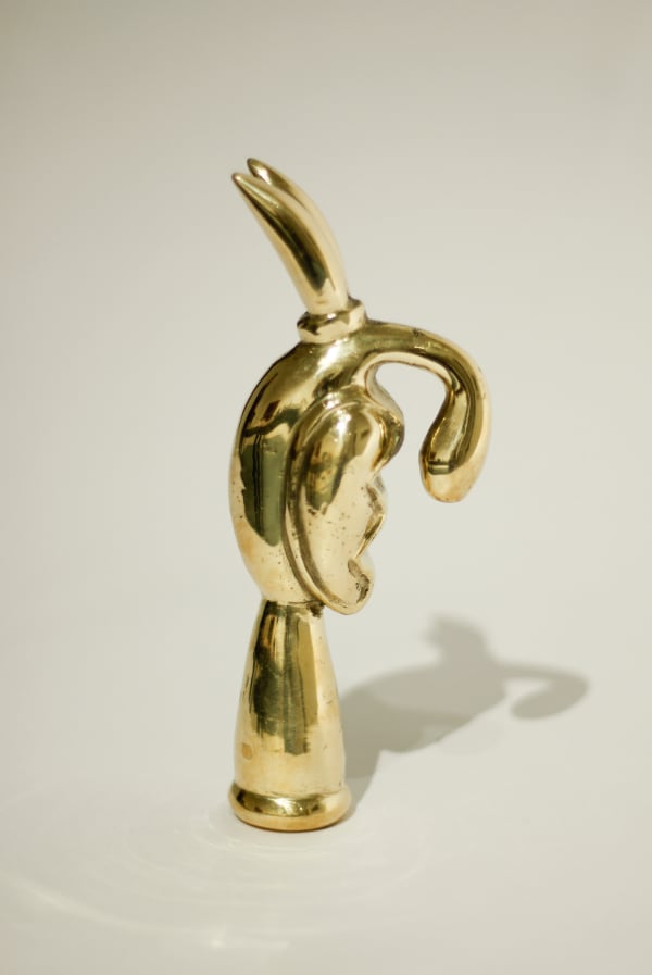 Alexander Gorlizki Teacher, 2024 Brass 18 x 6.5 x 3.2 cm