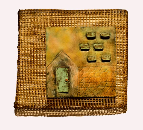 Veenu Shah Untitled, 2019 Industrial & vitreous enamel on copper 43.2 x 48.3 cm 17 x 19 in