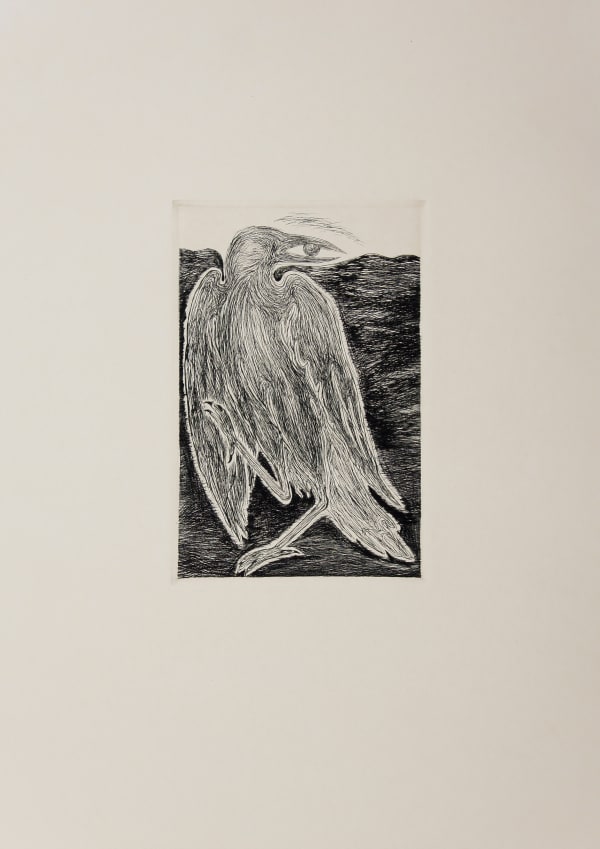 Madhu Das Exile in a Forest, 2021 Intaglio technique/Dry point on Fabriano Rosapina Paper 25 x 36 cm 9 7/8 x 14 1/8 in Edition of 10, 6/10 plus 2 AP