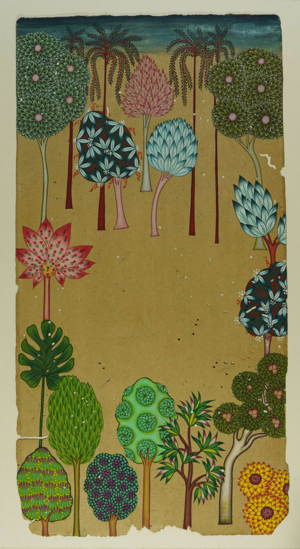 Alexander Gorlizki Clearing in a Forest, 2023 Pigment on paper 33.7 x 17.8 cm 13 1/4 x 7 in