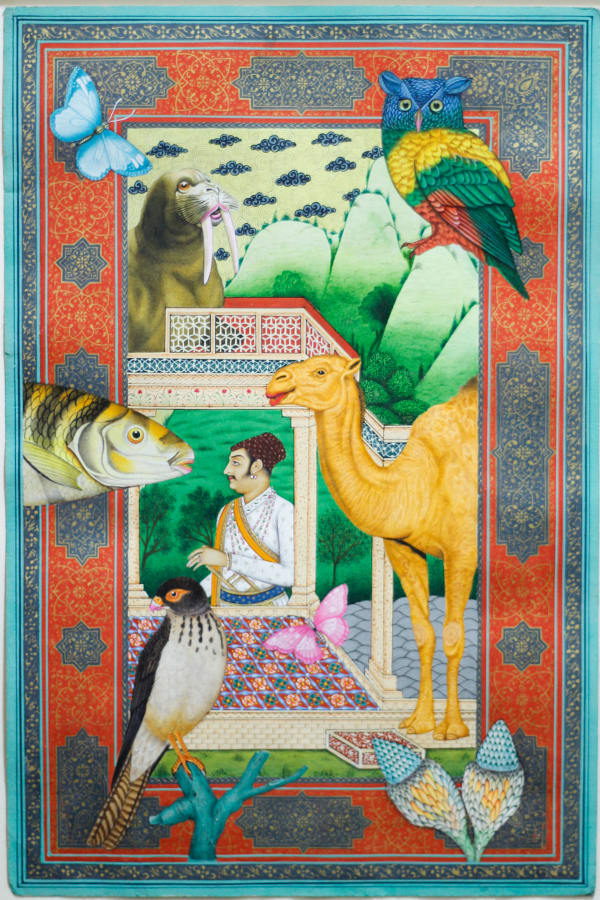 Alexander Gorlizki Getting Lippy, 2024 Pigment on paper 31.8 x 21.2 cm 12 1/2 x 8 3/8 in