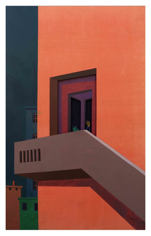 Digbijayee Khatua, Between the walls- XVII, 2022