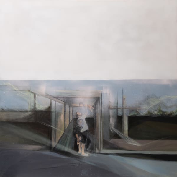 Tehmeena Firdos My God, Help Me to Survive This Deadly Love, 2025 Acrylic on Canvas 91.6 x 96 cm 36 x 37 3/4 in