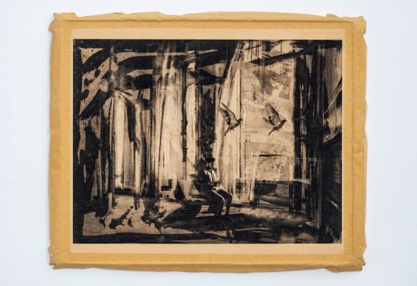 Abhishek Narayan Verma, Black Stars Are Shining Very Bright I (F), 2023