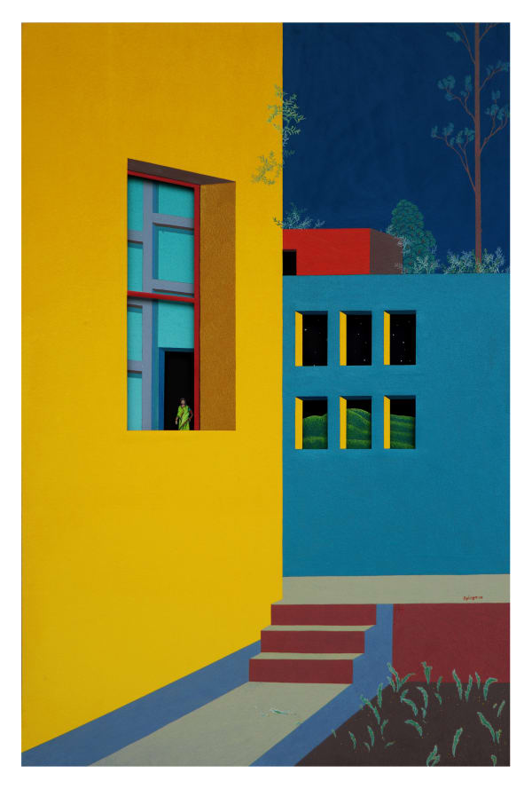 Digbijayee Khatua, A Thorn Tree in front of the House, 2023