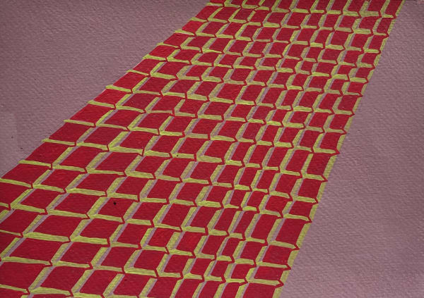 Anikesa Dhing Cadbury, 2023 Acrylic on paper 14.7 x 21.1 cm 5 3/4 x 8 1/4 in