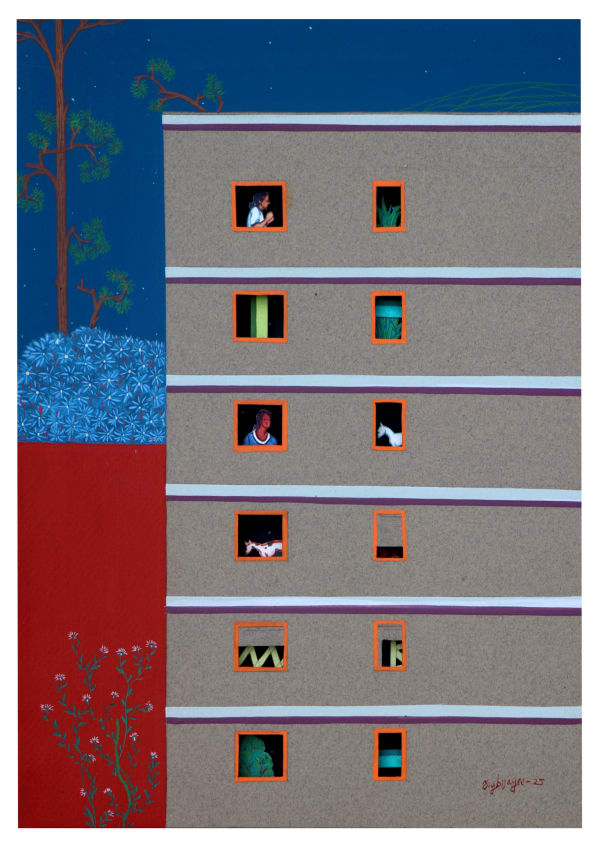 Digbijayee Khatua, The Wall Between-I, 2025