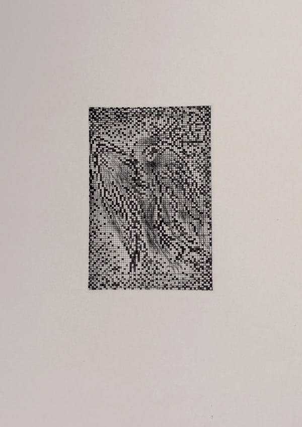 Madhu Das Exile in a Forest, 2021 Intaglio technique/Dry point on Fabriano Rosapina Paper 25 x 36 cm 9 7/8 x 14 1/8 in Edition of 10, 6/10 plus 2 AP