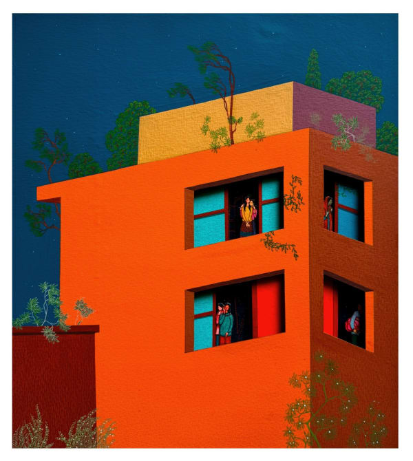 Digbijayee Khatua, Between the Window-I, 2024