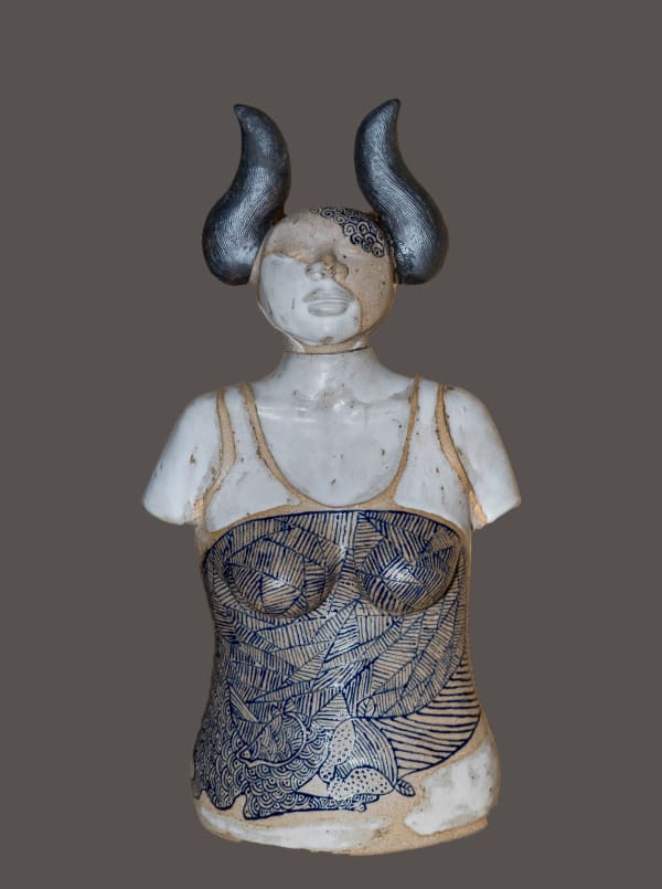 Anju Paliwal Chimera I, 2023 Cone 7/oxidation firing stoneware ceramic 30 x 50 x 23 cm 11 3/4 x 19 3/4 x 9 in