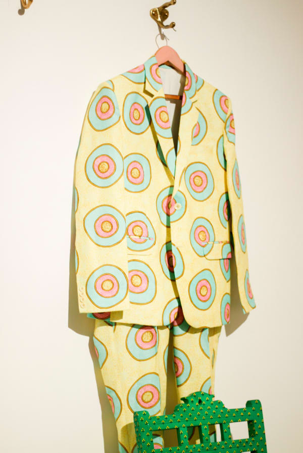 Alexander Gorlizki Sunsuit, 2024 Digitally printed cotton 151 x 65 x 3 cm
