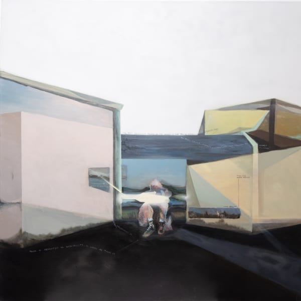 Tehmeena Firdos Persistence, 2025 Acrylic on Canvas 122 x 122 cm 48 x 48 in