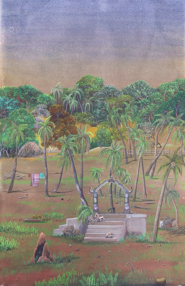 Laxmipriya Panigrahi Divine Path, 2024 Watercolour on paper 86.4 x 55.9 cm 34 x 22 in