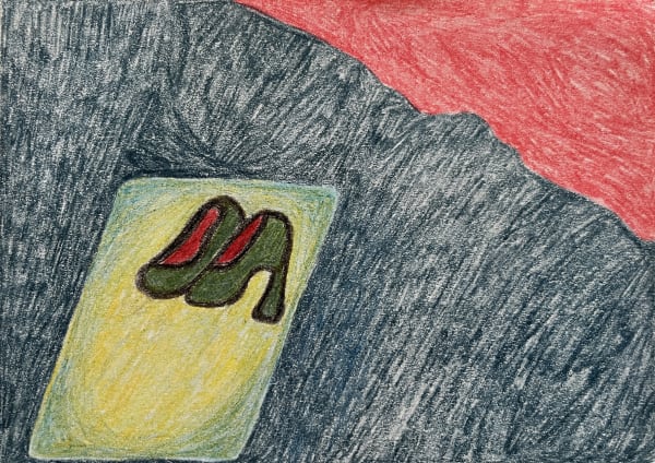 Anikesa Dhing, Shoes Staring Creepily, 2021