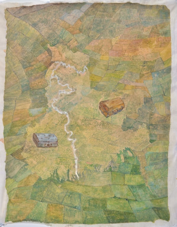 Sharmi Chowdhury, The Land May Erase From The Soul Of Its Inhabitants When It Is Torn Apart II, 2024