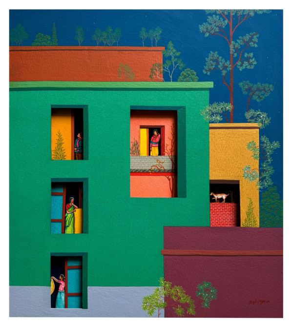 Digbijayee Khatua, Between the Window-II, 2024